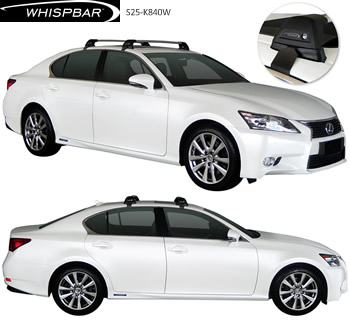 Lexus GS roof racks Yakima Whispbar